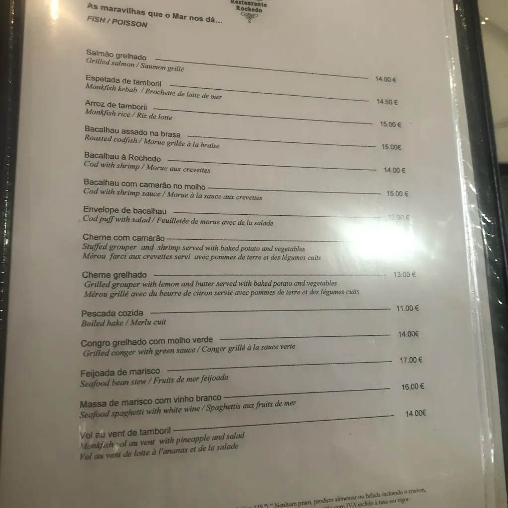 Menu_Restaurante Rochedo - Bragança_Bragança Municipality_image_3