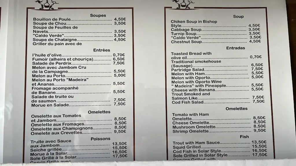 Menu_Restaurante Solar Bragançano_Bragança Municipality_immagine_1
