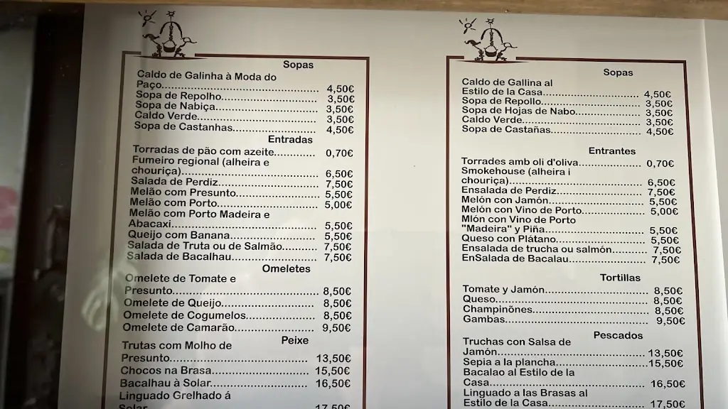 Menu_Restaurante Solar Bragançano_Bragança Municipality_immagine_3