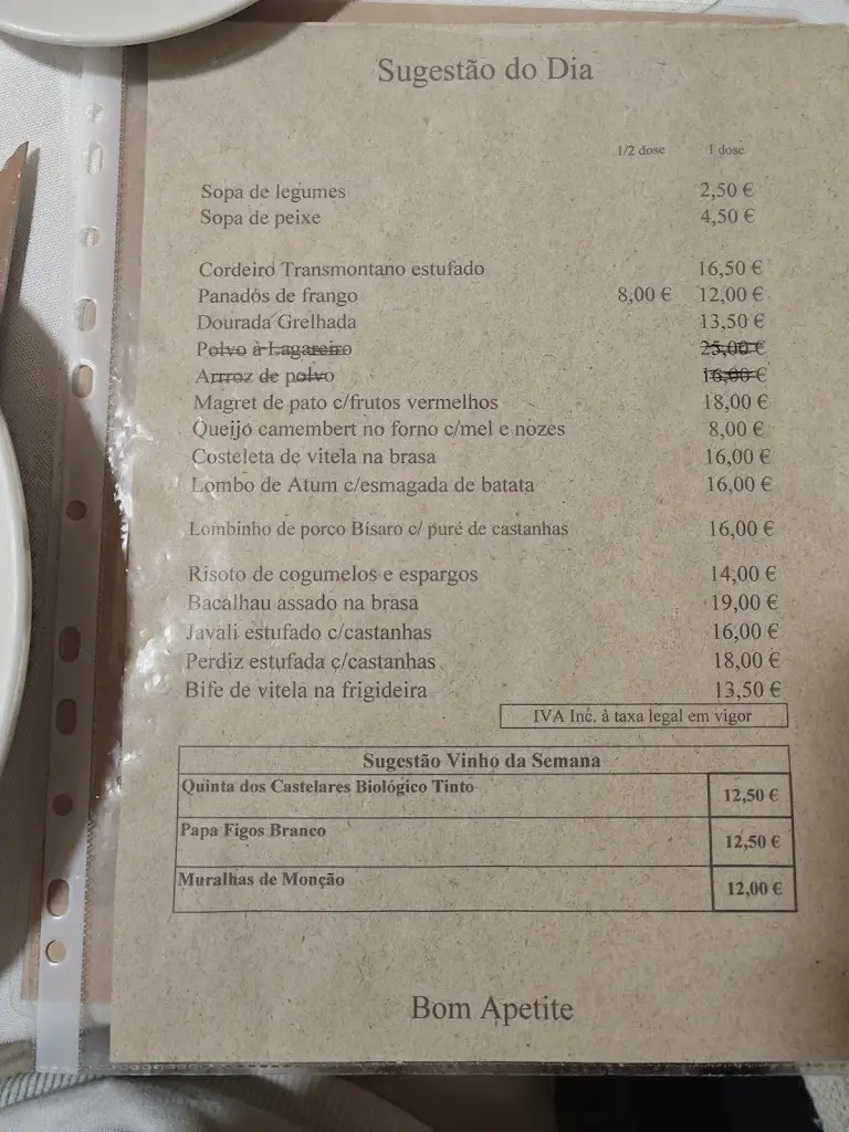Menu_Restaurante Poças_Bragança Municipality_image_3