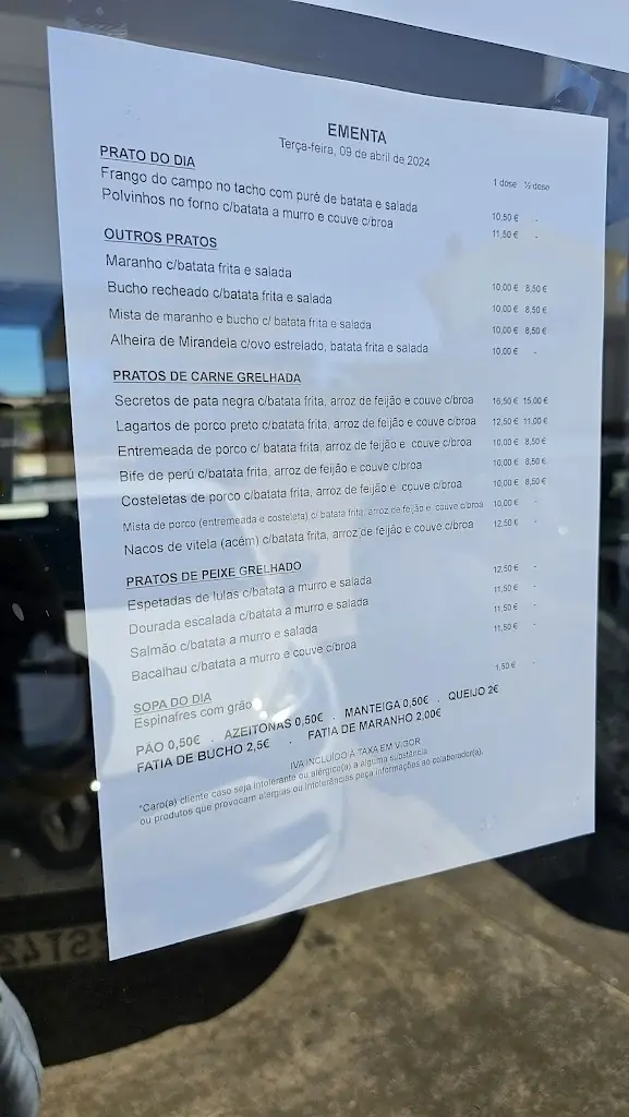 Menu_A Rotunda_Proença-a-Nova_imagen_1