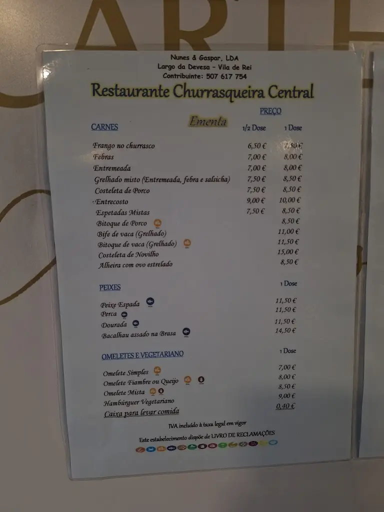 Menu_Churrasqueira Central_Vila de Rei_immagine_1