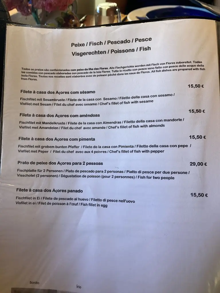 Menu_Restaurante Casa do Rei_Lajes das Flores_immagine_3
