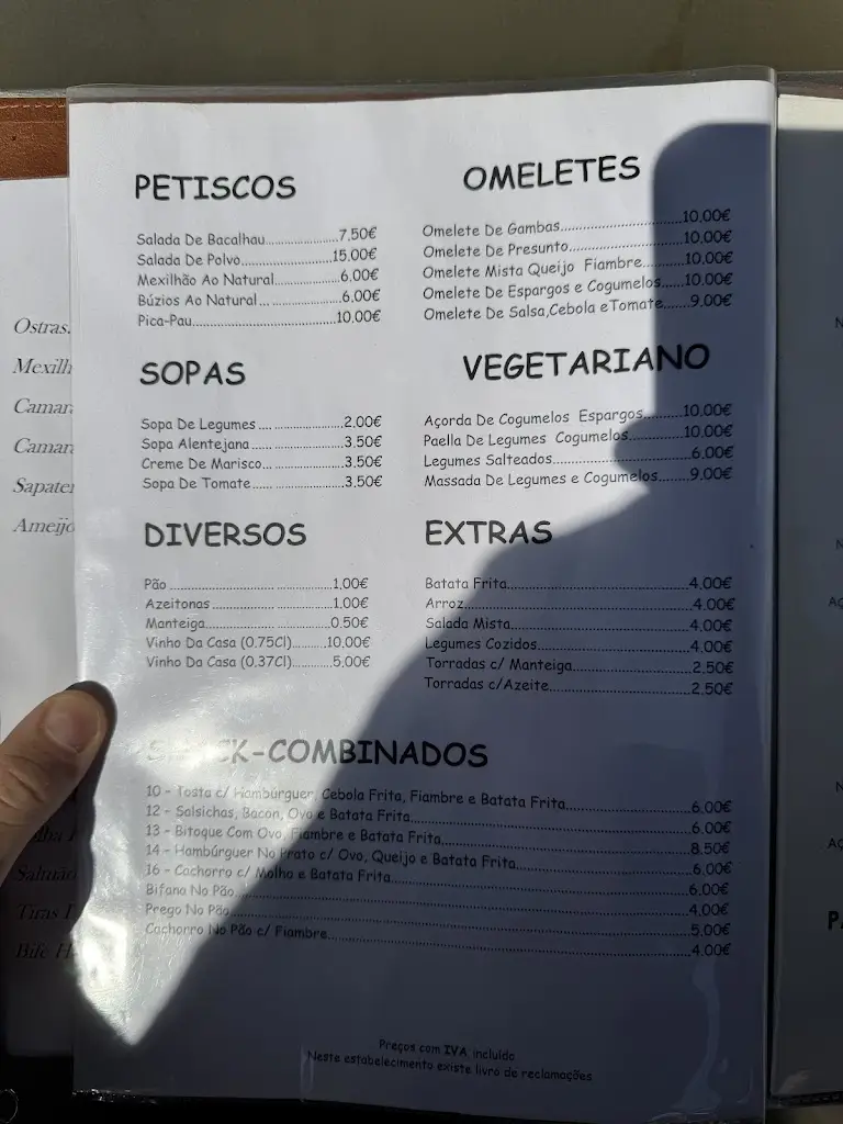 Menu_Kais do Tua Marisqueira_Mirandela_immagine_4