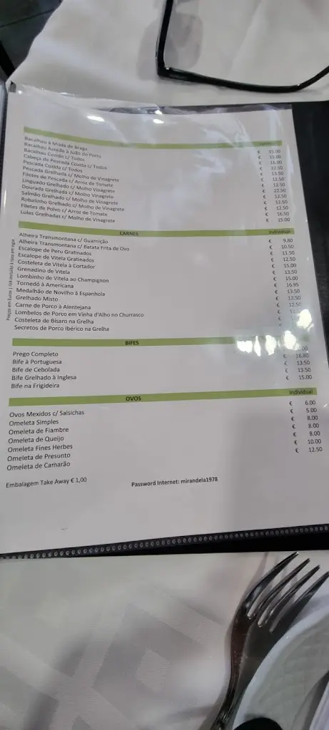 Menü_O Grês_Mirandela_Bild_2