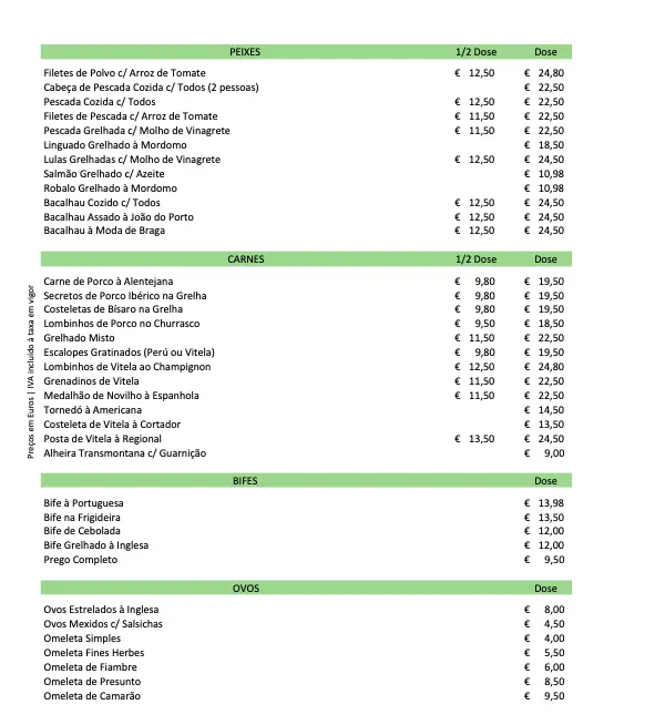 Menü_O Grês_Mirandela_Bild_3