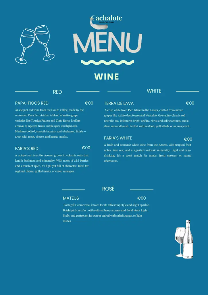 Menu_Cachalote_Lajes das Flores_immagine_1