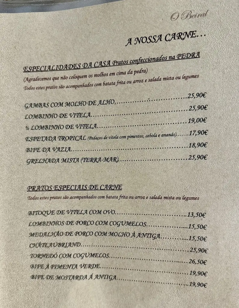 Menu_O Beiral_Fundão_immagine_1