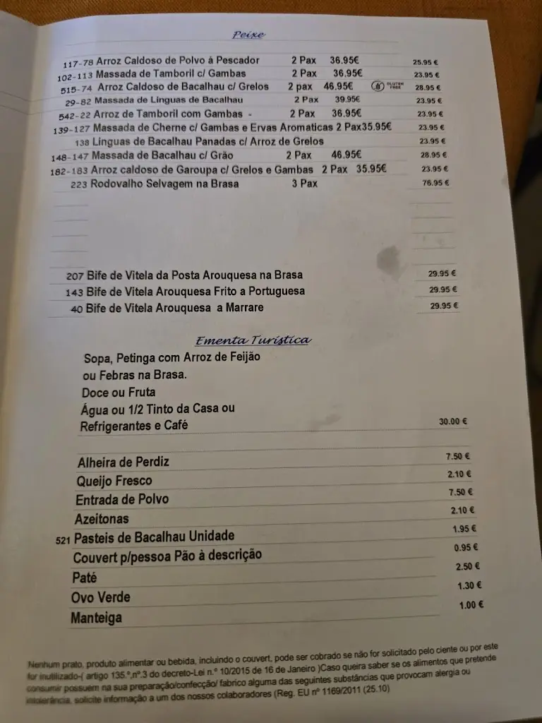 Menu_Restaurante O Alambique de Ouro_Fundão_imagen_2