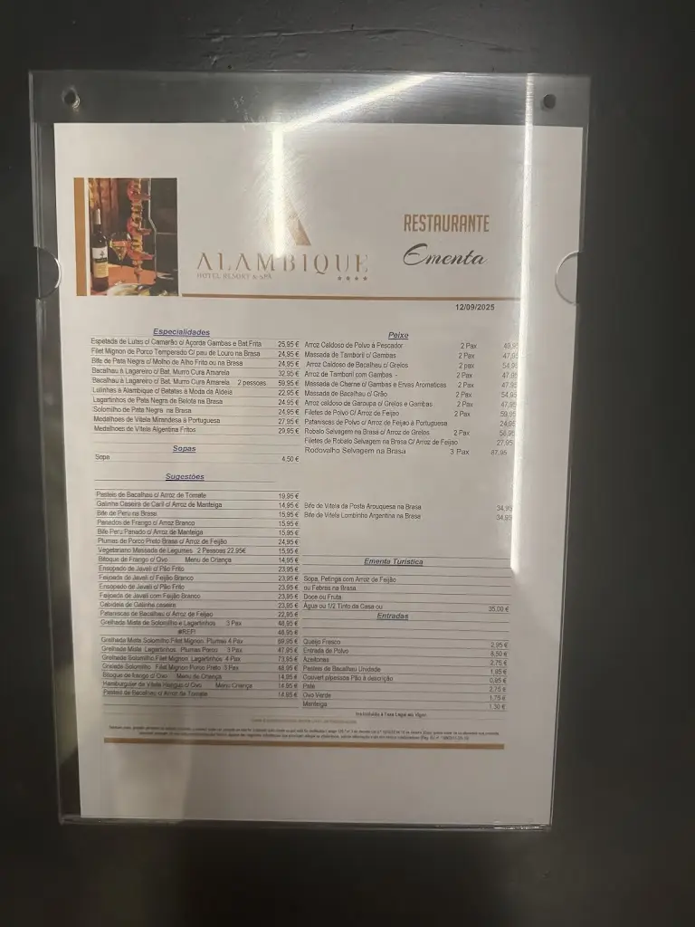 Menu_Restaurante O Alambique de Ouro_Fundão_imagen_3