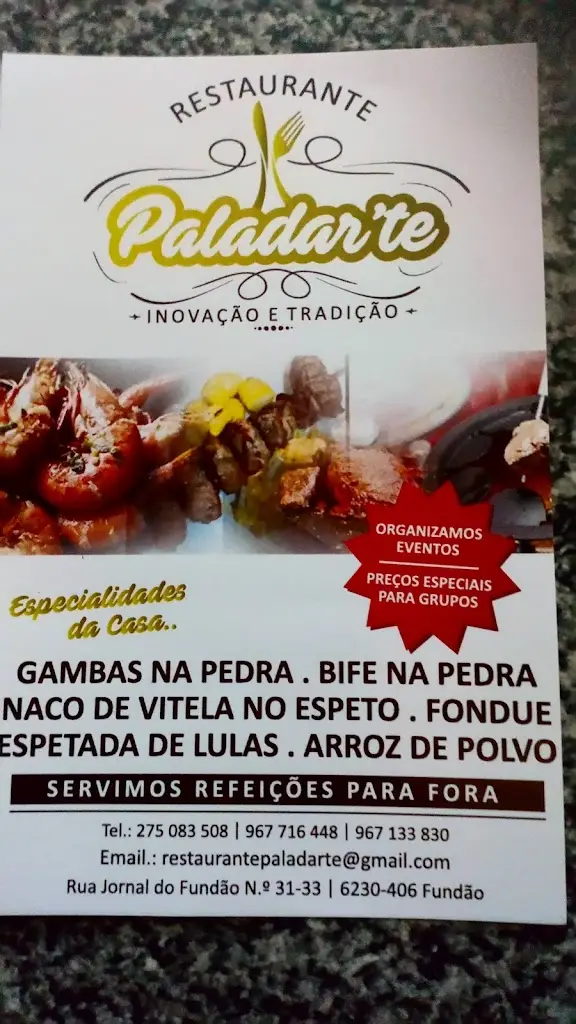 Menu_Restaurante Paladar'te_Fundão_immagine_2