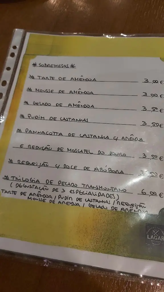 Menu_Restaurante O Lagar (Torre Moncorvo)_Torre de Moncorvo_immagine_4