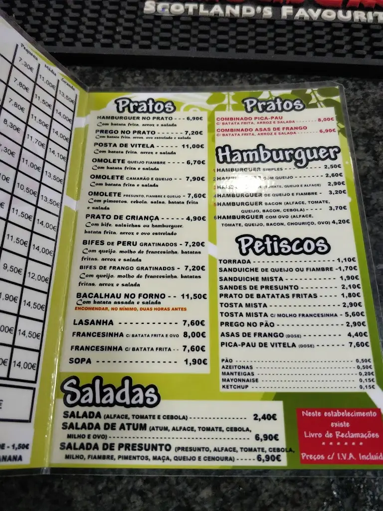 Menu_Pizzaria Panoramica_Torre de Moncorvo_immagine_2