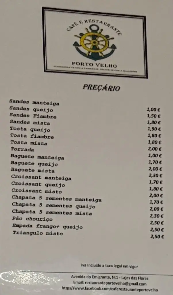 Menu_Café 