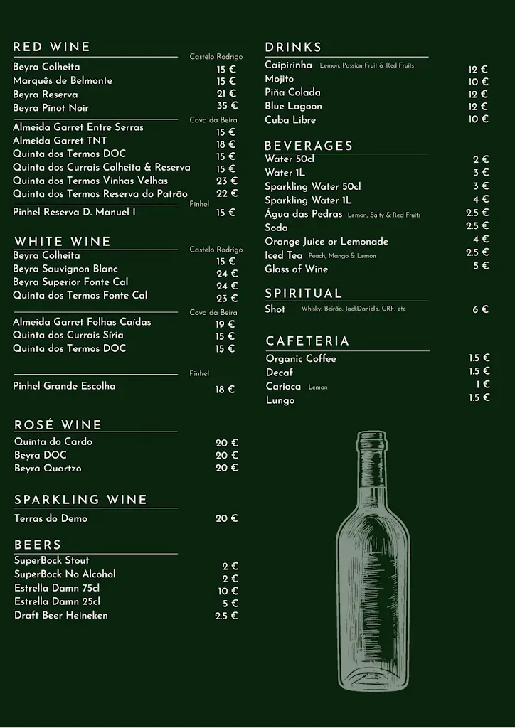 Menu_Sonata Bistrô_Covilhã_immagine_2