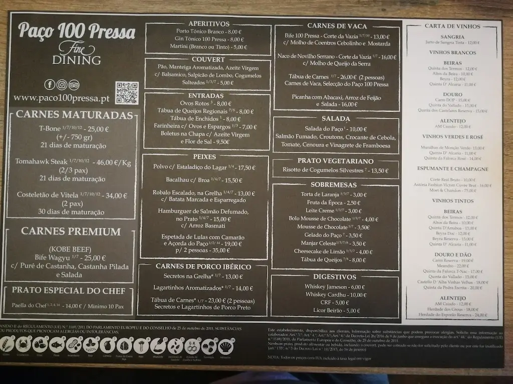 Menu_Paço 100 pressa_Covilhã_imagen_1