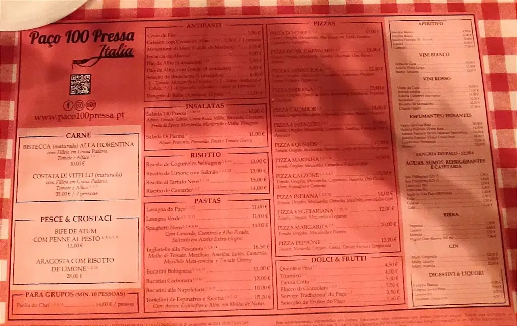 Menu_Paço 100 pressa_Covilhã_imagen_2