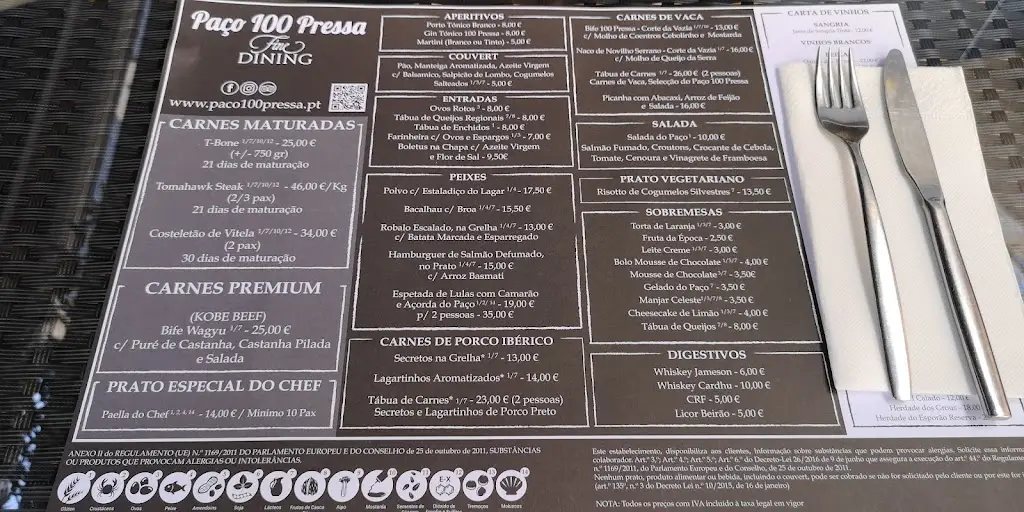 Menu_Paço 100 pressa_Covilhã_imagen_3