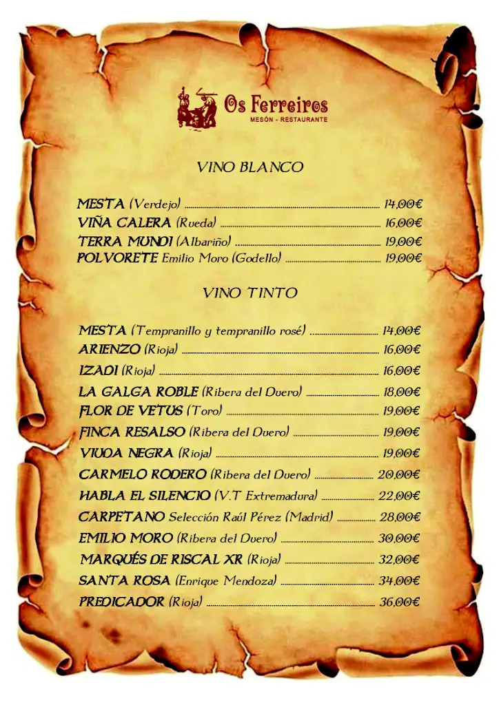 Menu_SF Restaurante_Covilhã_immagine_1