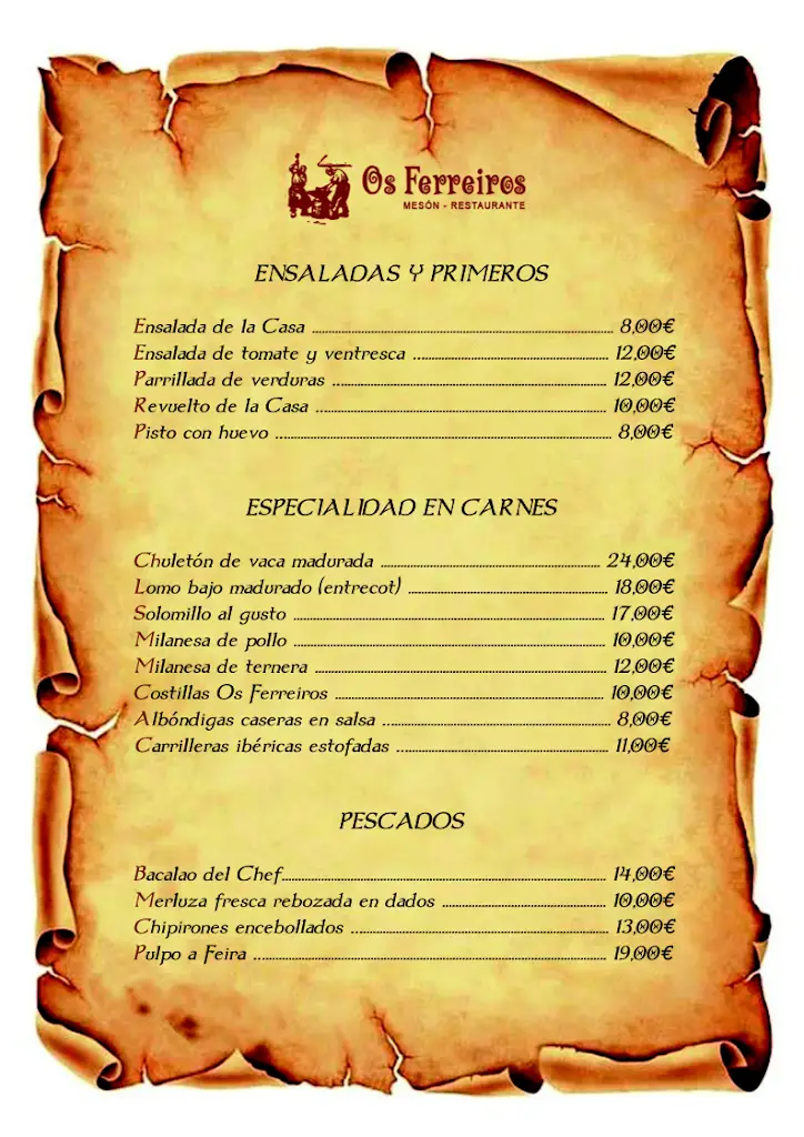 Menu_SF Restaurante_Covilhã_immagine_2