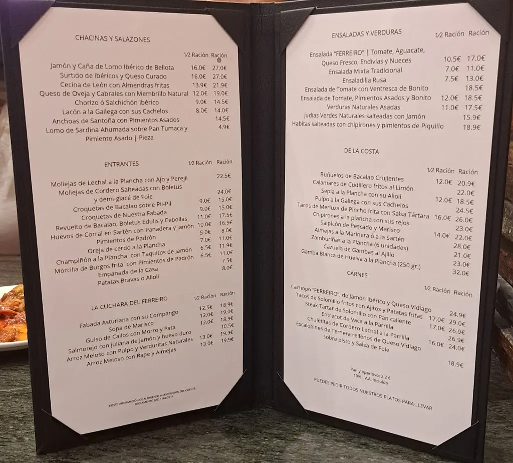 Menu_Maria Cereja_Covilhã_immagine_1