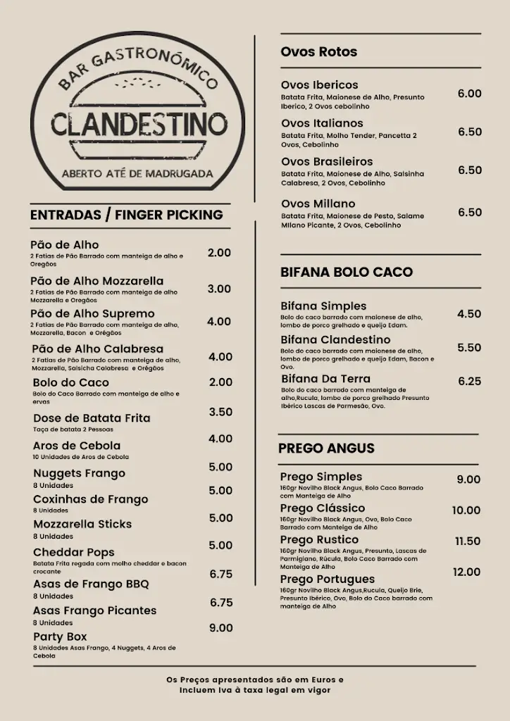Menu_Hamburgueria Clandestino®_Arazede_image_2