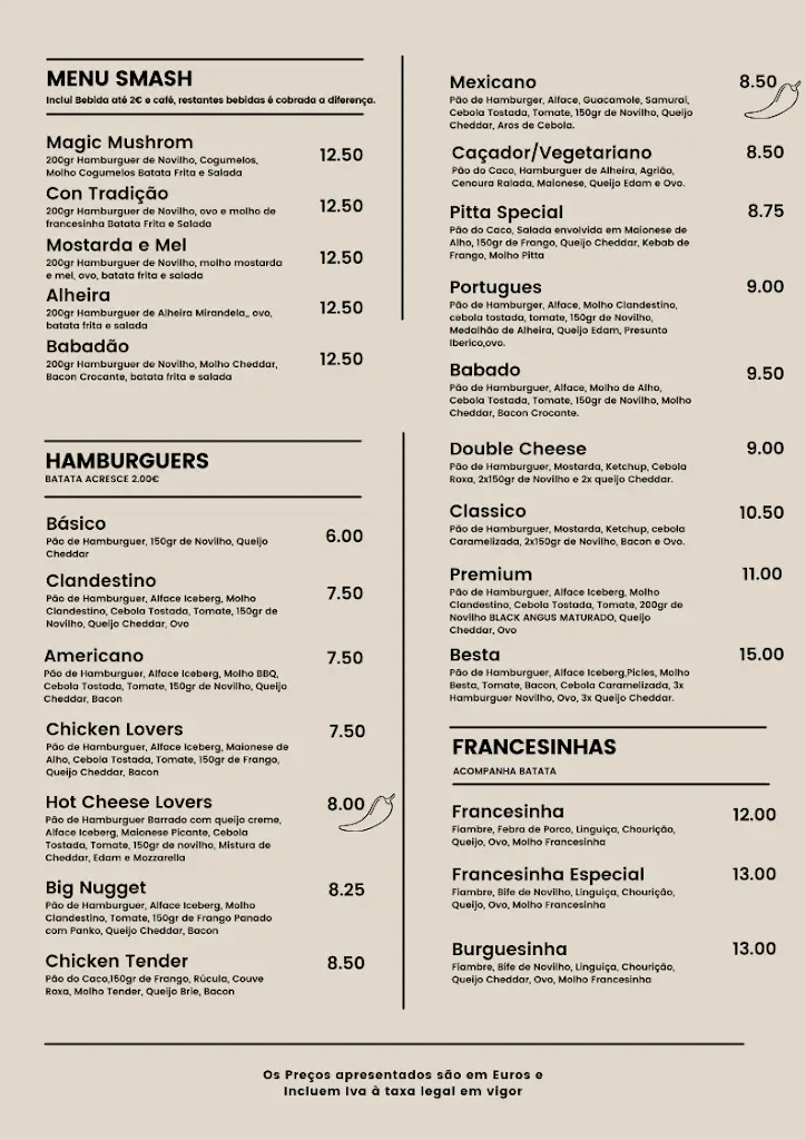 Menu_Hamburgueria Clandestino®_Arazede_image_3