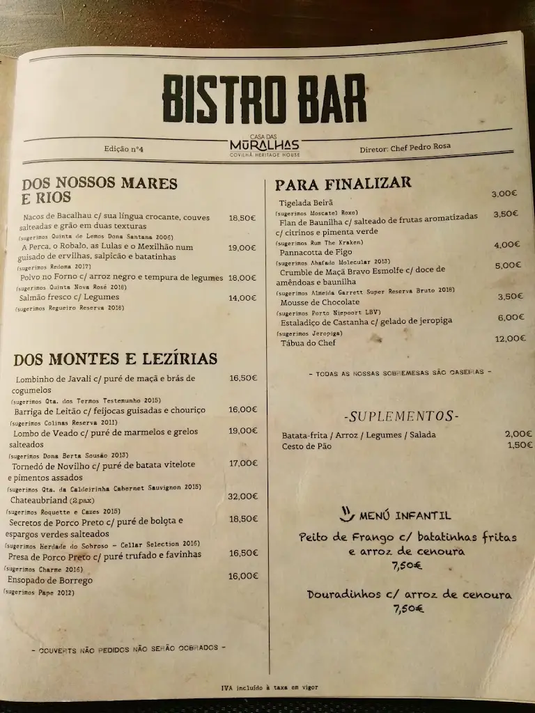 Menu_Restaurante | Casa das Muralhas_Teixoso_immagine_1