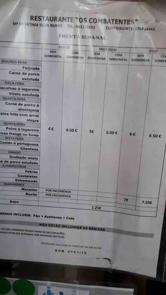 Menu_Restaurante Os Combatentes_Sertã_image_1