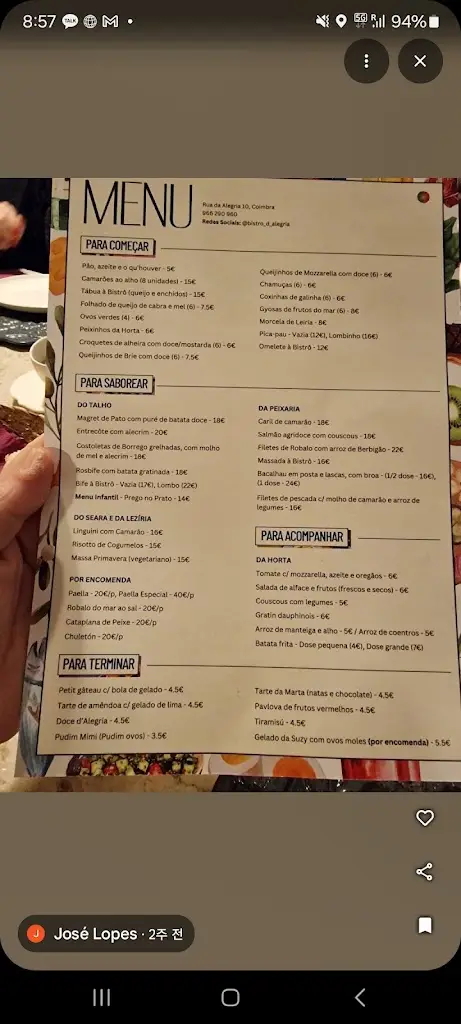 Menu_Bistrô d'Alegria_Coimbra_imagen_2