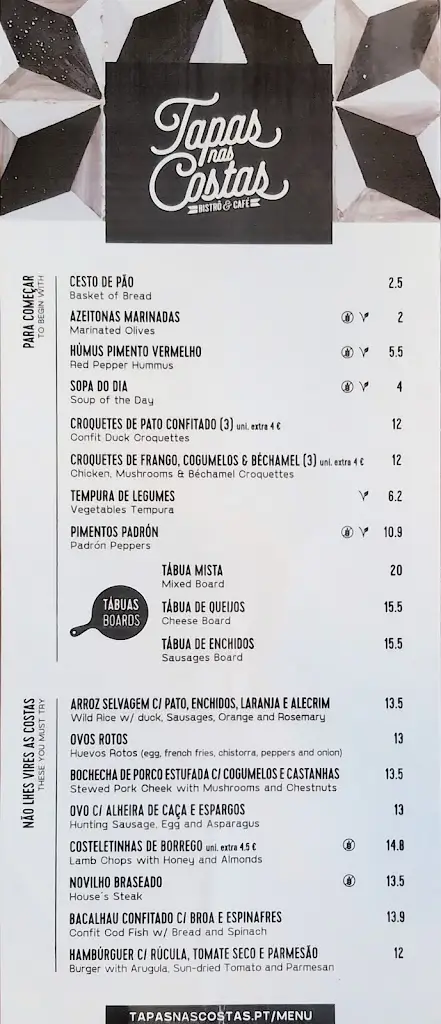 Menu_Restaurante Tapas nas Costas_Coimbra_immagine_4