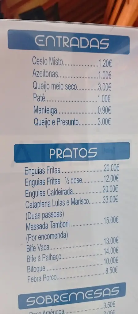 Menu_Restaurante Casa das Enguias O Grazina_Lavos_immagine_1