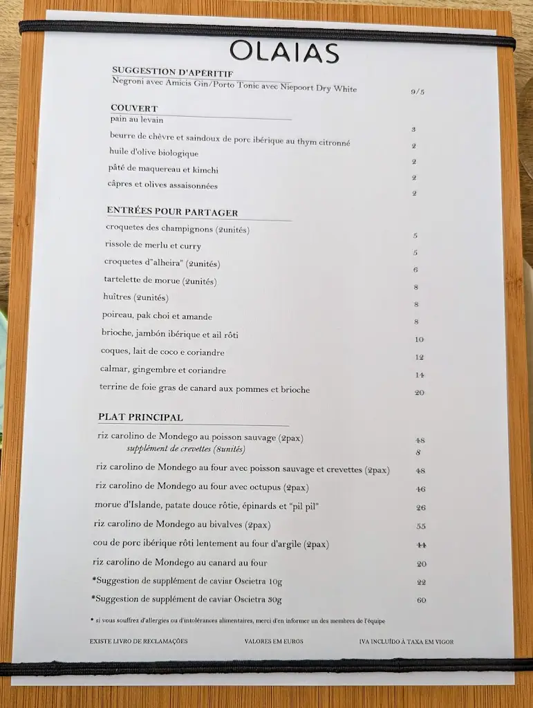 Menu_Olaias Restaurante_Figueira da Foz_immagine_1