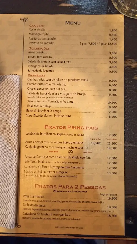Menu_Tasca Maria - Comida Caseira_Figueira da Foz_immagine_4