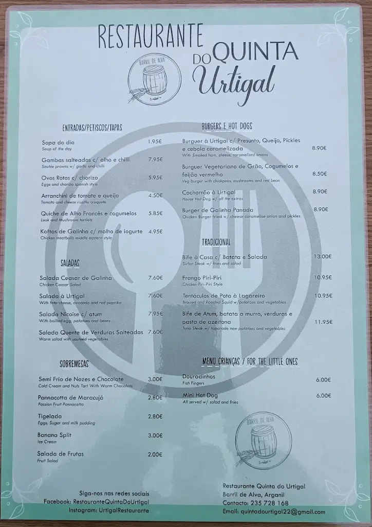 Menu_Quinta do Urtigal_Arganil_image_3
