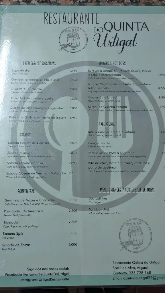 Menu_Quinta do Urtigal_Arganil_image_4