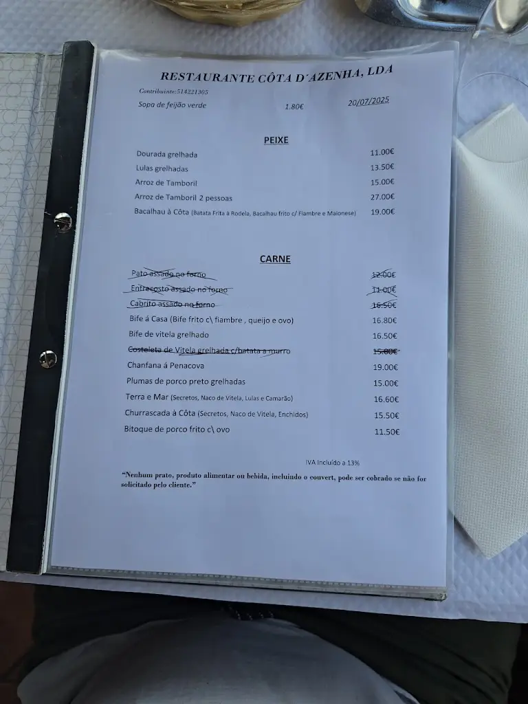Menu_Côta_Lorvão_imagen_2
