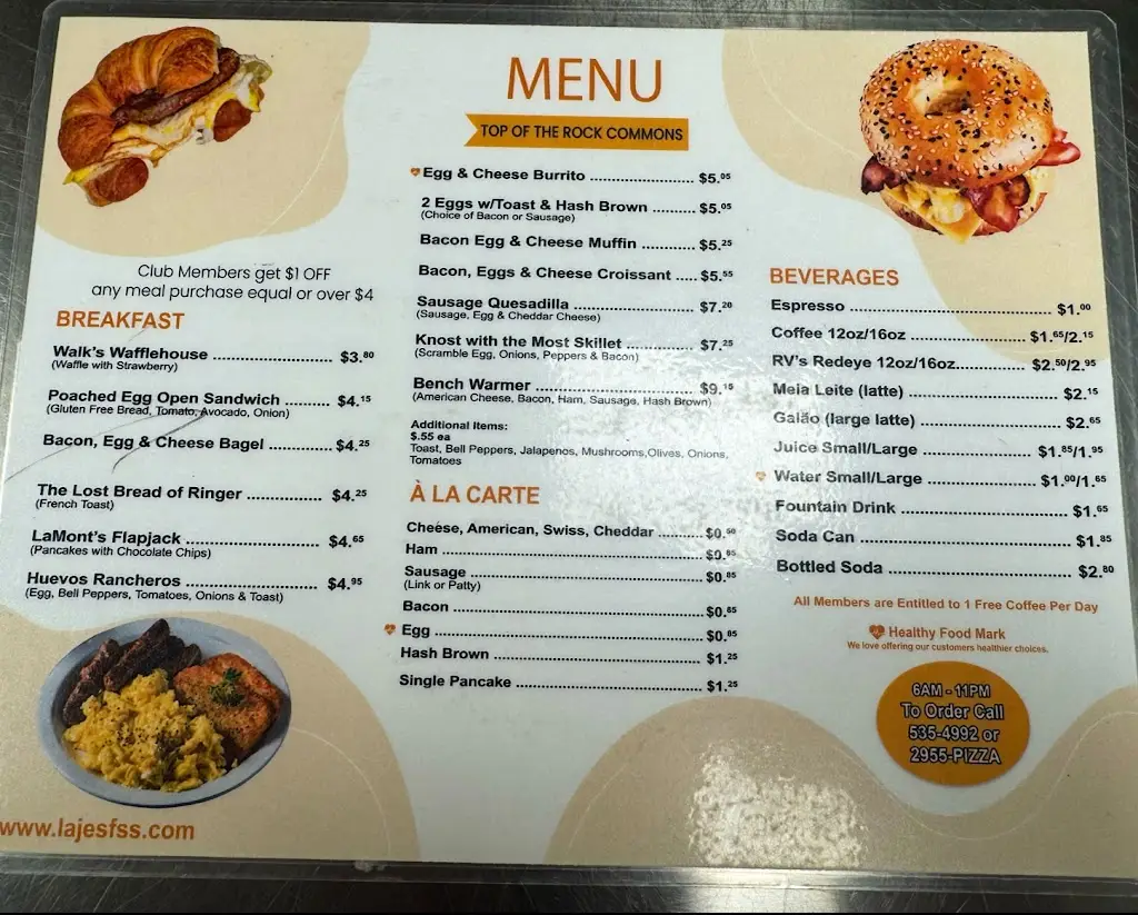 Menu_Top of the Rock Commons_Lajes_image_2