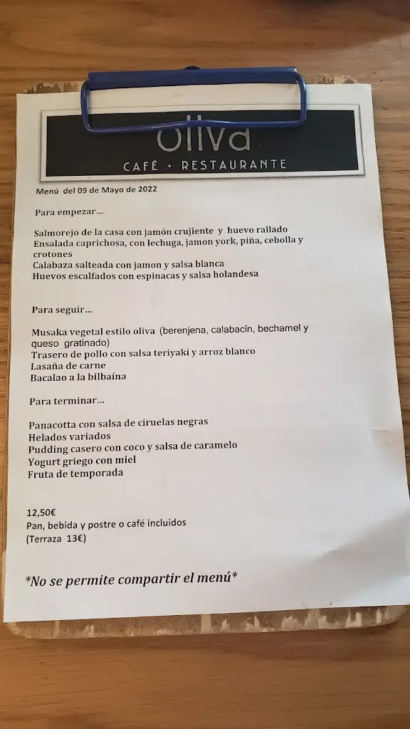 Menu_A Parreirinha_Miranda do Corvo_image_3