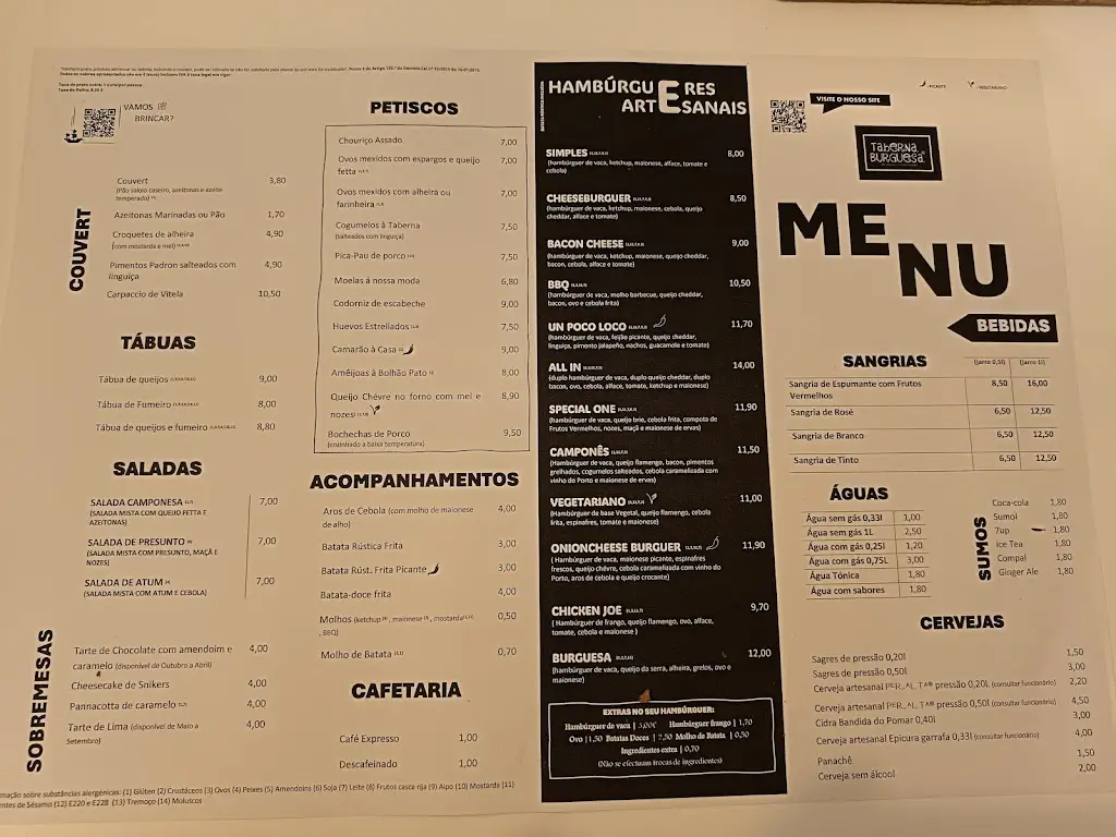 Menu_A Burguesa - Restaurante_Lousã_imagen_2