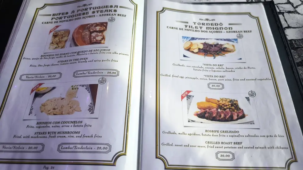 Menu_São Pedro_Ponta Delgada_immagine_3