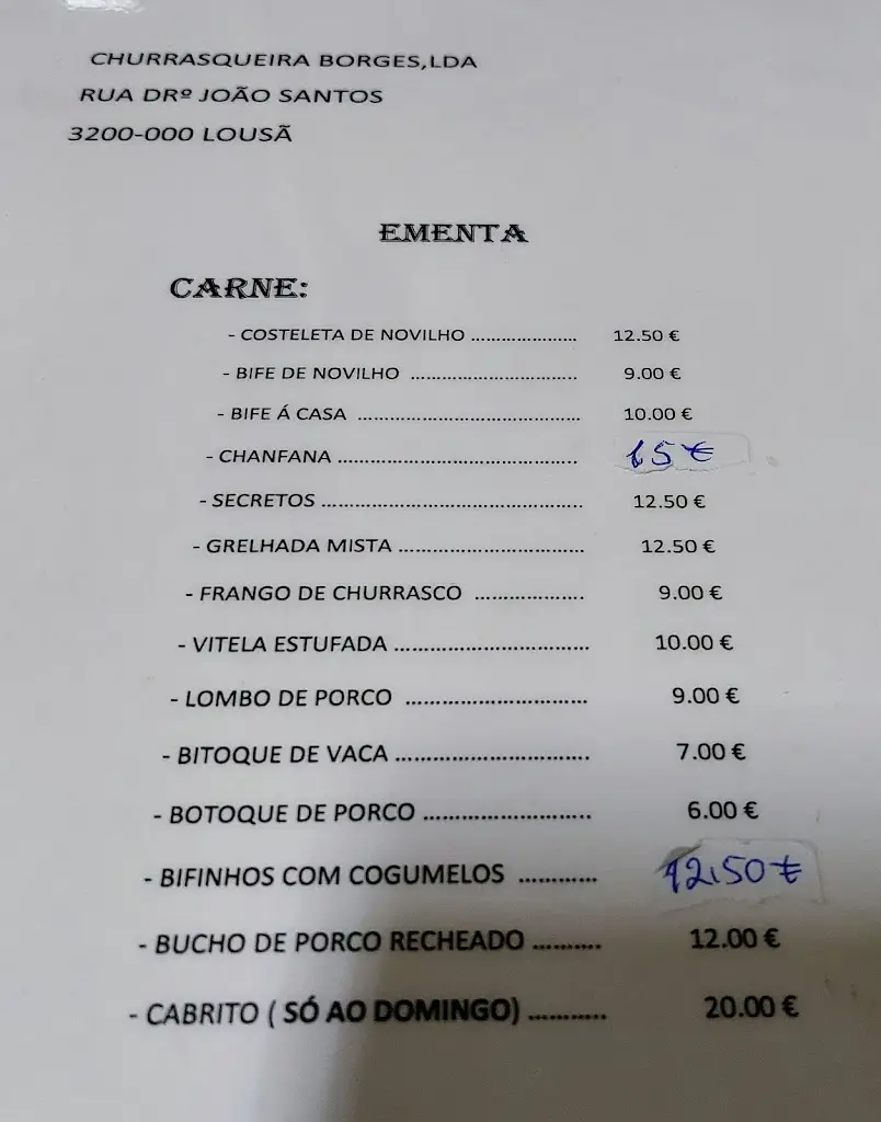 Menu_Churrasqueira Borges_Lousã_immagine_2