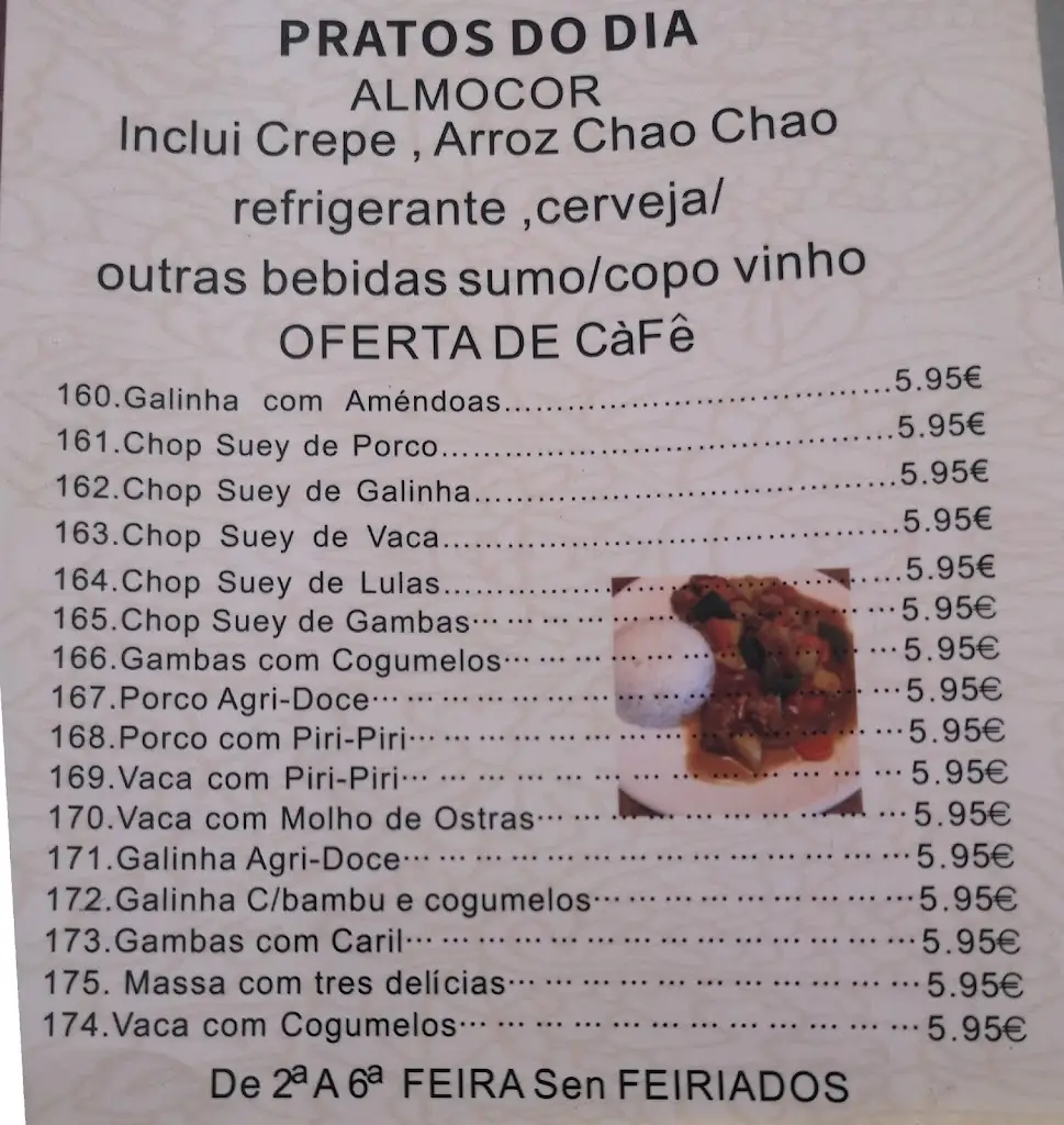 Menu_Xing Long_Lousã_image_2