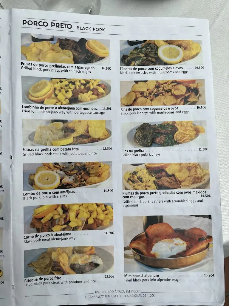 Menu_O Alpendre_Arraiolos_imagen_4