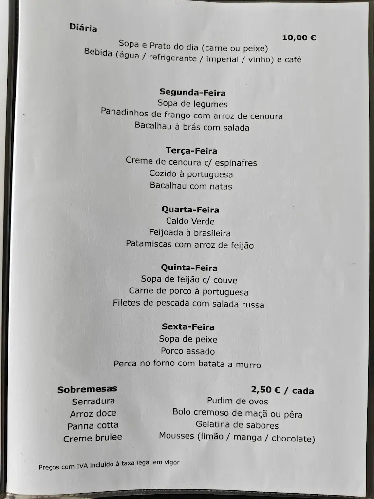 Menu_Lírios Bar_São Pedro de Alva_immagine_2