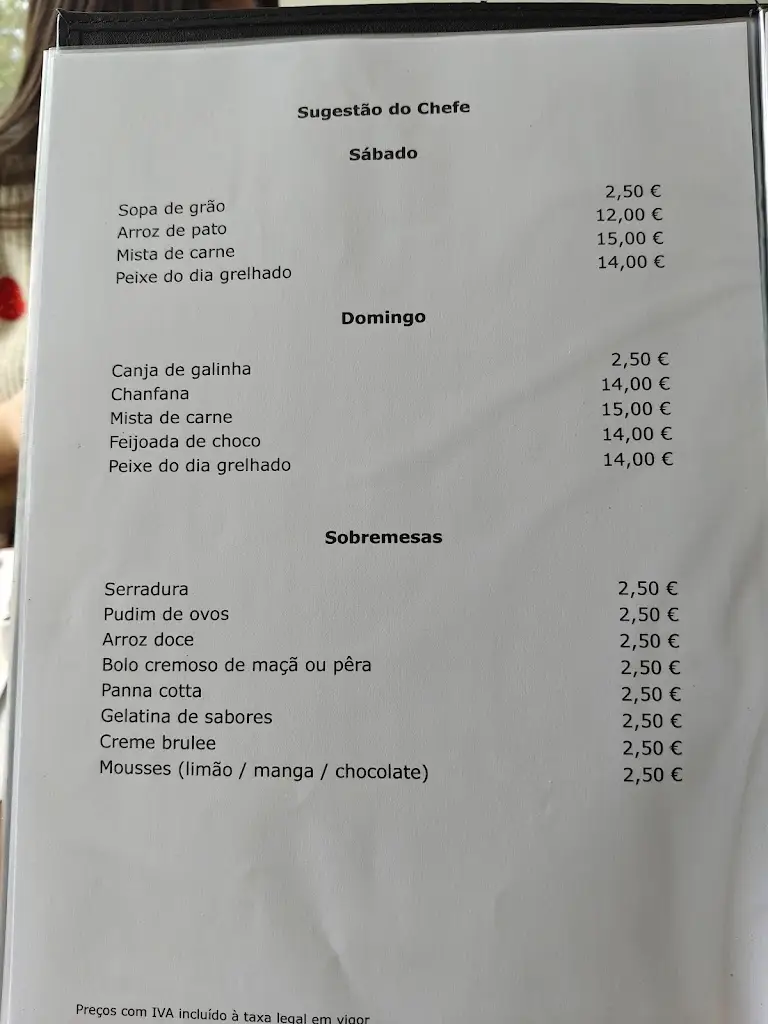 Menu_Lírios Bar_São Pedro de Alva_immagine_4