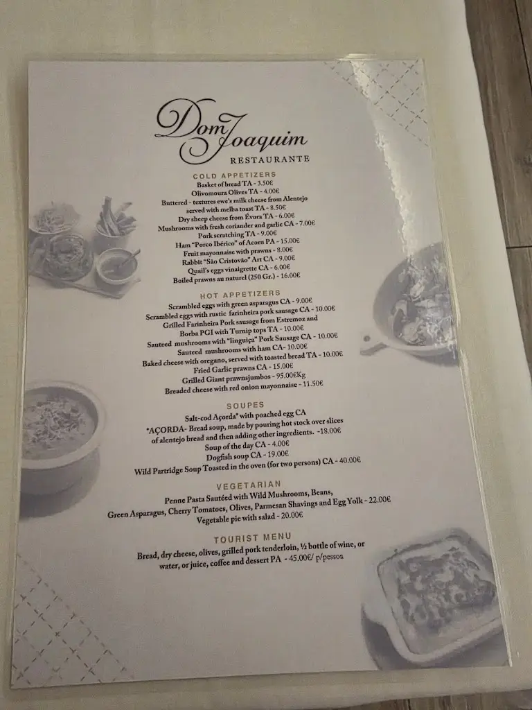 Menu_Dom Joaquim_Évora_immagine_2
