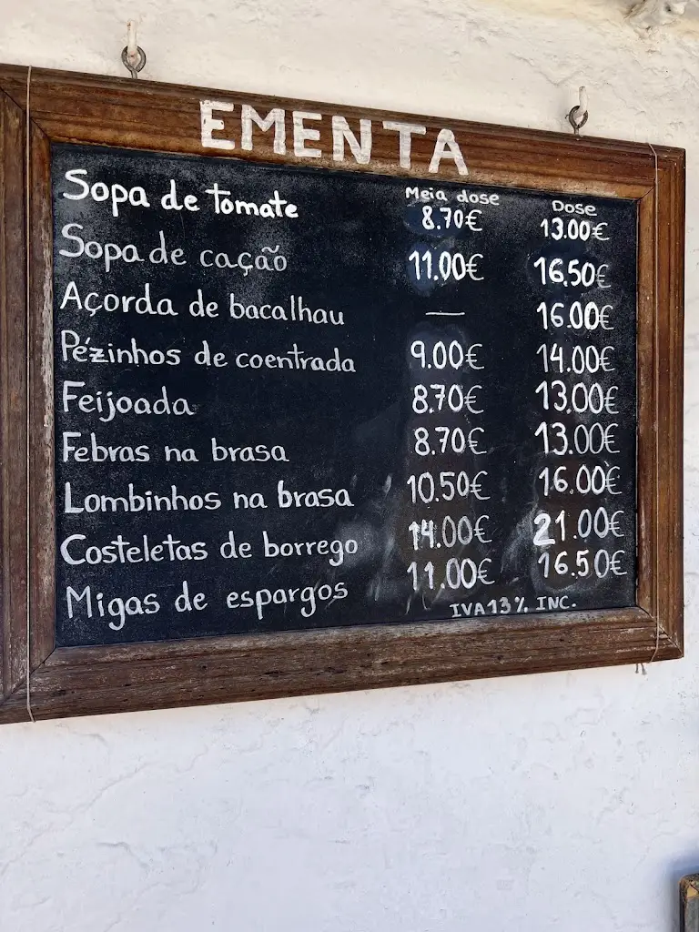 Menu_Restaurante O Moinho do Cu Torto_Évora_immagine_1