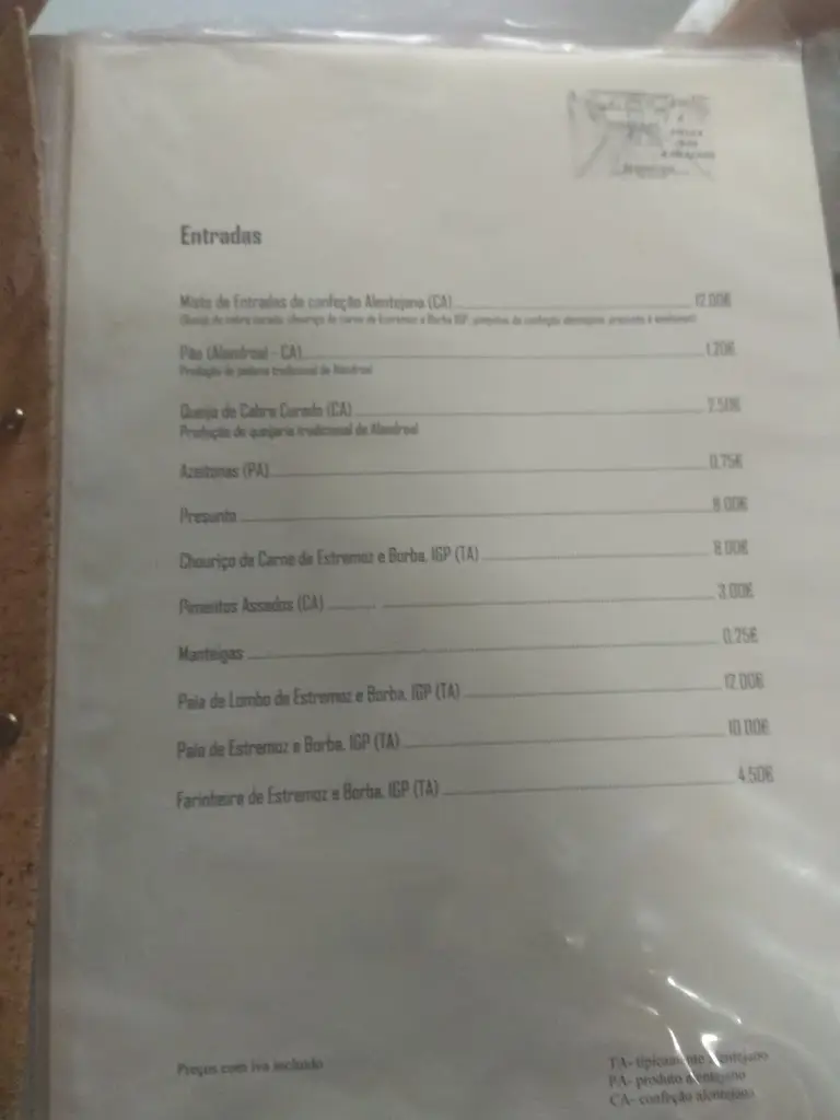Menu_Adega dos Ramalhos_Alandroal_immagine_2