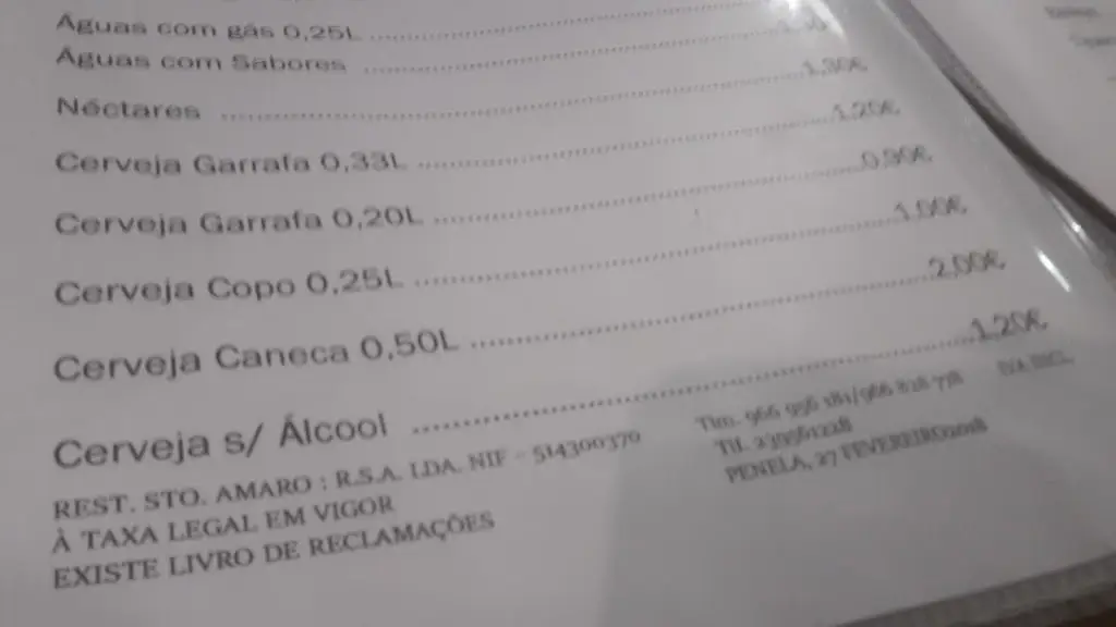 Menu_Restaurante Santo Amaro (RSA lda)_Penela_immagine_3